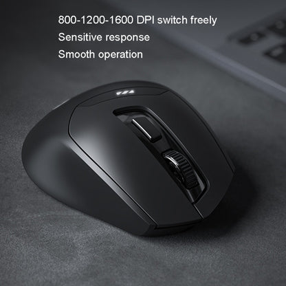 Inphic DR01 Bluetooth 3 Mode Wireless Mouse Charging Quiet Office Game Laptop Computer Home Use(Black) - Wireless Mice by Inphic | Online Shopping South Africa | PMC Jewellery | Buy Now Pay Later Mobicred