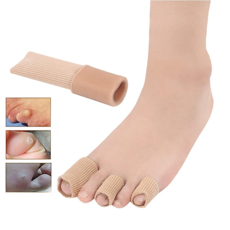 3pcs Toes Fingers Cushion Tube Sleeve Cuttable Silicone Gel Toe Pad For Corns Remover, Size: Medium 2cm - Corrector by PMC Jewellery | Online Shopping South Africa | PMC Jewellery