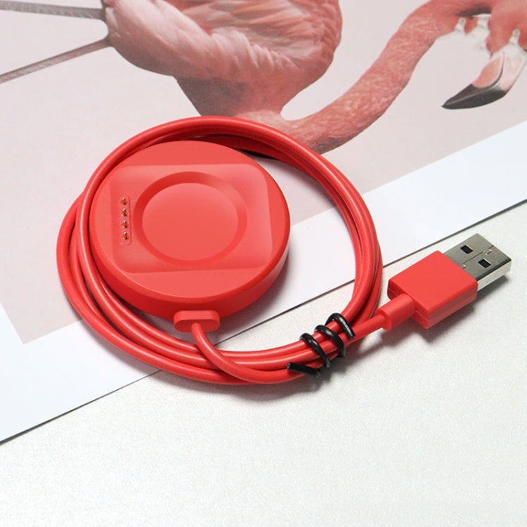 For OPPO Watch 3 Pro Watch USB Port Magnetic Charger Charging Cable(Red) -  by PMC Jewellery | Online Shopping South Africa | PMC Jewellery | Buy Now Pay Later Mobicred