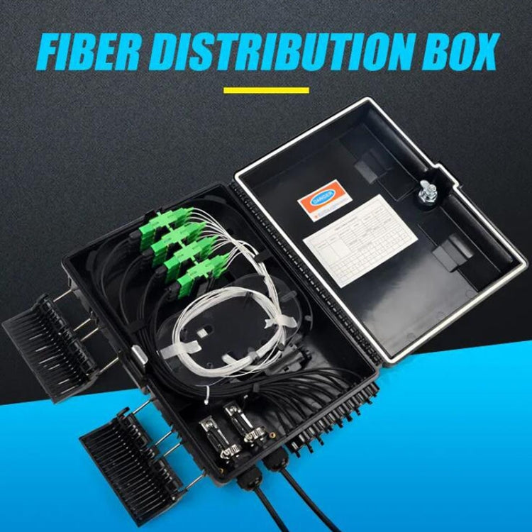 FTTH Distribution Box with 16 PLC Splitter Can Hold Up to 16 Subscribers Drop Cable - Audio Optical Cables by PMC Jewellery | Online Shopping South Africa | PMC Jewellery | Buy Now Pay Later Mobicred