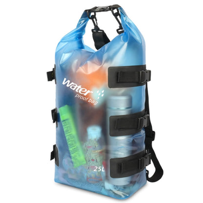 Translucent Waterproof Swimming Backpack Beach Outdoor Water Sports Waterproof Bucket(Blue) - Waterproof Bags by PMC Jewellery | Online Shopping South Africa | PMC Jewellery