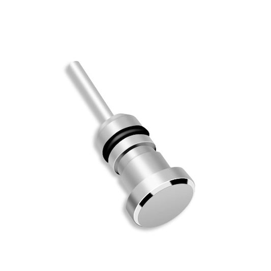 3.5mm Universal Metal Dust Plug Headset Plug Card Needle(Silver) - Anti-dust & Ear Caps by PMC Jewellery | Online Shopping South Africa | PMC Jewellery