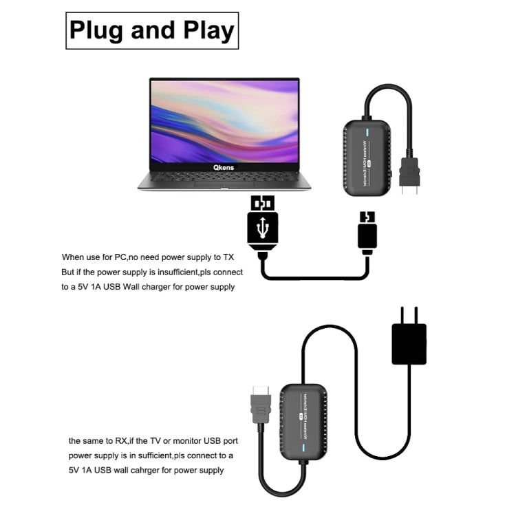 PWAY DT248W-H 30m Wireless HD Screen Projector Office Conference Screen Sharing Device(Type-C Interface) - free shipping - PMC TechLife - Order now!