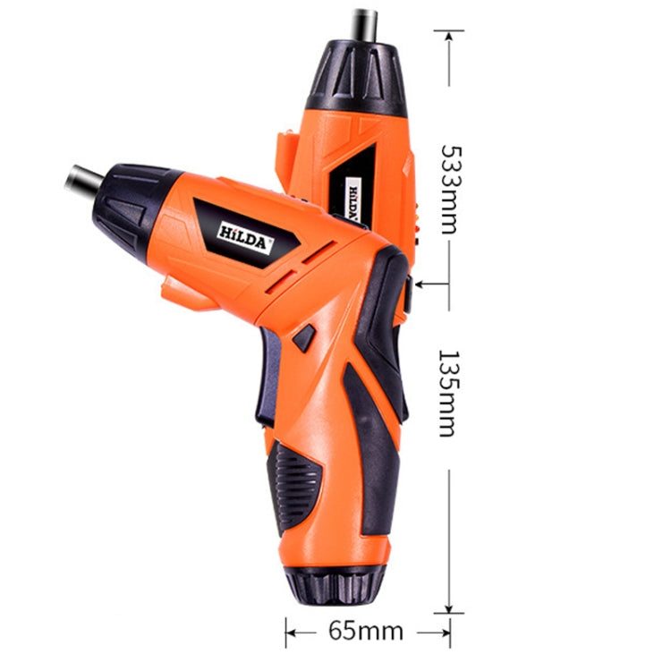 HILDA Multi-Function Li-Ion Screwdriver Mini Screwdriver Set(Black) - Screws by HILDA | Online Shopping South Africa | PMc TechLife | Buy Now Pay Later Mobicred