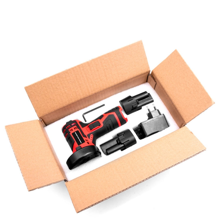 HILDA 12V 3 Inch Li-Ion Angle Grinder Home Cutting And Sanding Machine, US Plug, Model: Carton Package With 2 Battery - Abrasive Tools & Accessories by HILDA | Online Shopping South Africa | PMC Jewellery