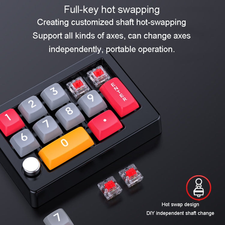 MKESPN 13 Keys RGB Multi-Function Macro Programming Mechanical Keypad Wired With Knob Keyboard(Black) - Mini Keyboard by MKESPN | Online Shopping South Africa | PMC Jewellery