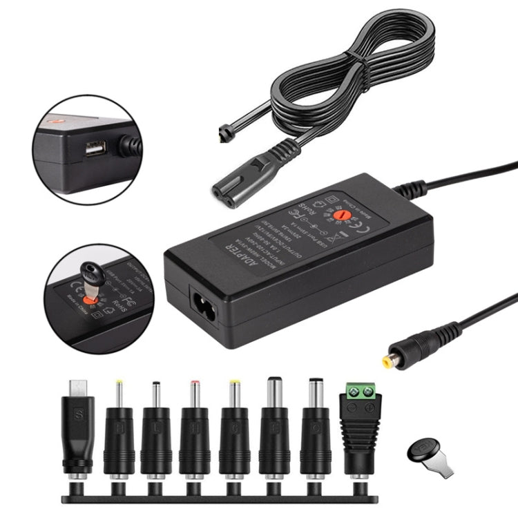65W 6-20V Adjustable 3A DC Power Adapter Charger, Specification: US Plug - Universal Power Adapter by PMC TechLife | Online Shopping South Africa | PMC TechLife | Buy Now Pay Later Mobicred