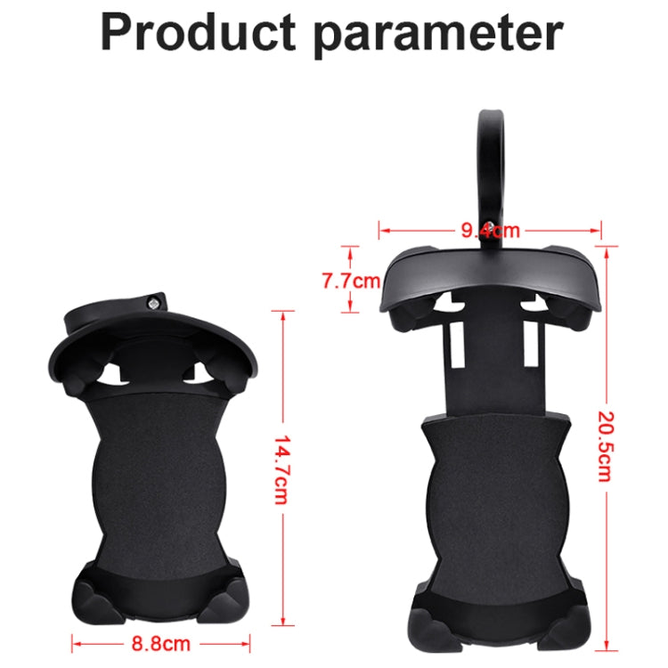 Motorcycle Sunshade Rainproof Mobile Phone Holder, Shape: Charging Handlebar Holder 18W (QC3.0) - Holder by PMC Jewellery | Online Shopping South Africa | PMC Jewellery | Buy Now Pay Later Mobicred