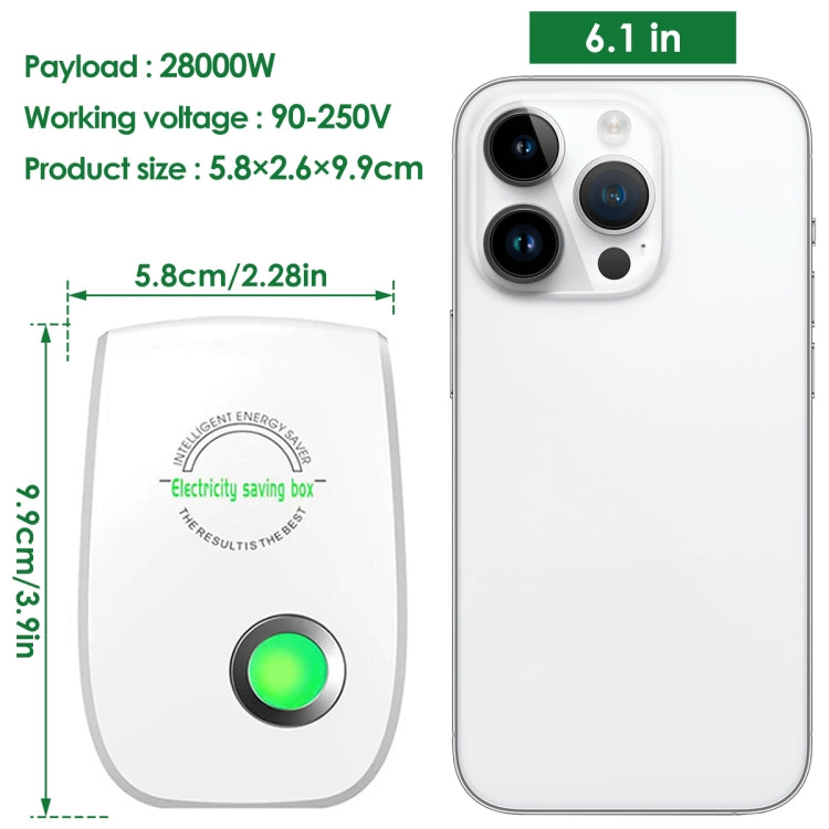 Smart Home Energy Saver Portable Safety Power Saving Box, Specification: EU Plug -  by PMC TechLife | Online Shopping South Africa | PMC TechLife