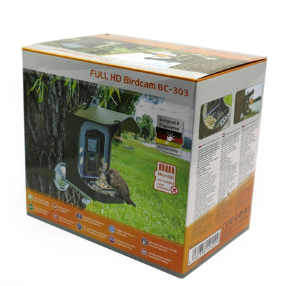 BC303 Bird Feeder Outdoor Trail Camera Bird Watching Camera With Motion Sensor(Army Green) - Hunting Cameras by PMC Jewellery | Online Shopping South Africa | PMC Jewellery