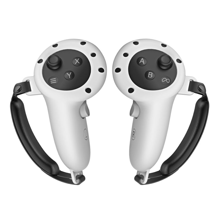 For Meta Quest 3 Handle Silicone Protective Cover VR Accessories(Light Grey) - VR Accessories by PMC Jewellery | Online Shopping South Africa | PMC Jewellery | Buy Now Pay Later Mobicred