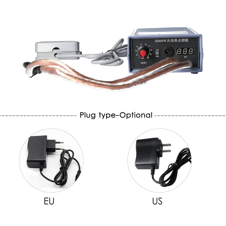 Portable 18650 Battery Spot Welder 5000W High Power Handheld Spot Welding Machine, Style: Automatic Version EU Plug - Others by PMC TechLife | Online Shopping South Africa | PMC TechLife