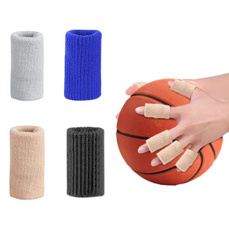 10pcs/set Basketball Riding Finger Sleeves Finger Joint Stretch Knit Sports Protectors, Color: Skin Tone - Sports Safety by PMC Jewellery | Online Shopping South Africa | PMC Jewellery