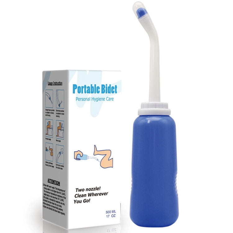 500ml  Portable Travel Bidet Bodily Peri Wash Bottle For Postpartum Care(Blue) - Others by PMC Jewellery | Online Shopping South Africa | PMC Jewellery | Buy Now Pay Later Mobicred