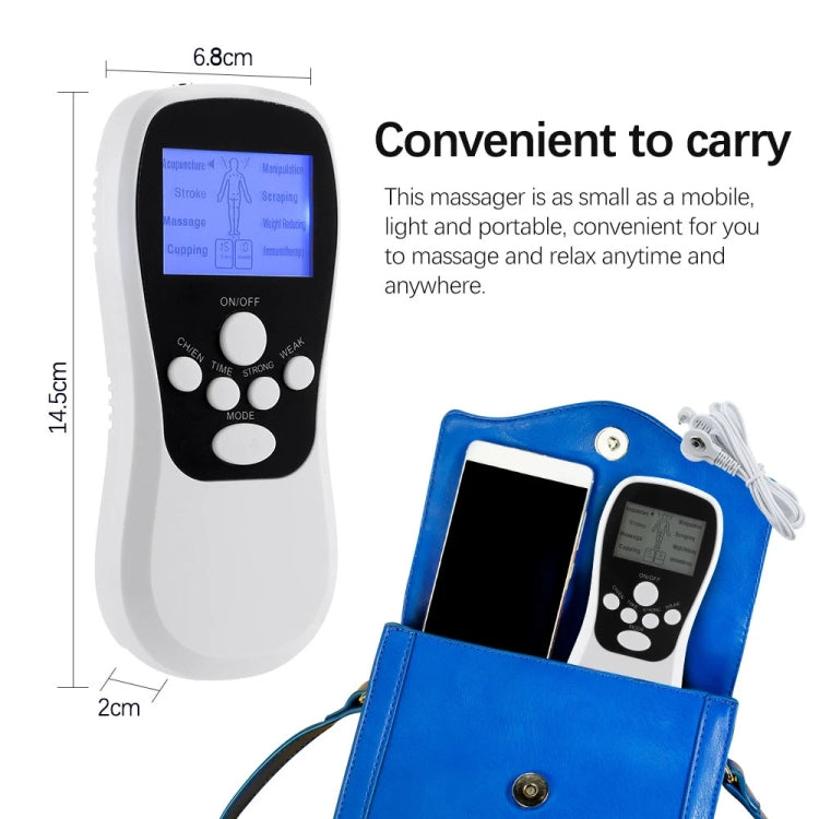 Multifunctional Low Frequency Pulse Meridian Physiotherapy Massage Instrument, Color: Blue Standard - free shipping - PMC TechLife - Order now!