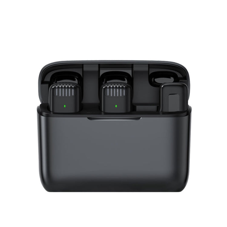 One To Two Outdoor Recording Lavalier Microphone Noise Canceling Wireless Mic For Live Streaming, Interface: 8 Pin - Microphone by PMC TechLife | Online Shopping South Africa | PMC TechLife | Buy Now Pay Later Mobicred