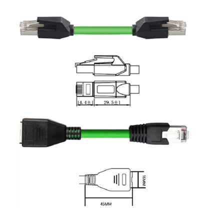 25m CAT6 Double Shielded Gigabit Industrial Cable Vibration-Resistant And Highly Flexible Drag Chain Cable - Lan Cable and Tools by PMC Jewellery | Online Shopping South Africa | PMC Jewellery