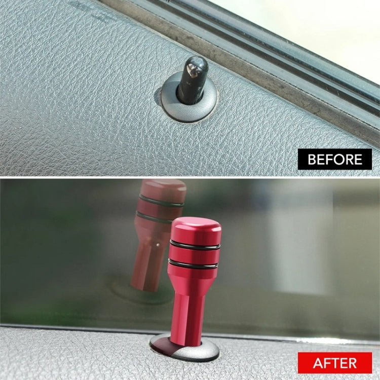 Car Aluminium Door Lift Safety Door Latch(Red) - Others by PMC Jewellery | Online Shopping South Africa | PMC Jewellery