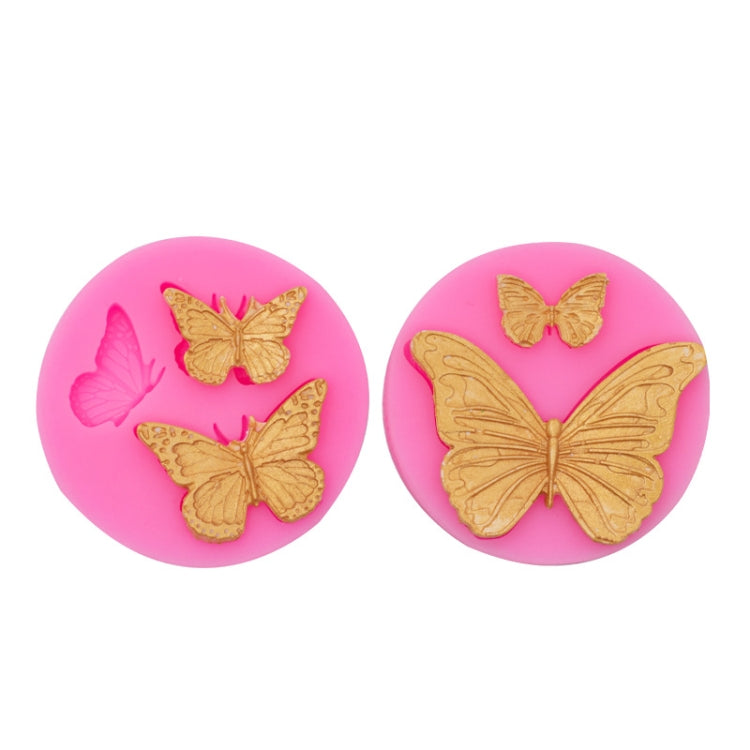 Butterfly Silicone Mold Fondant Chocolate Cake Decoration Mold Epoxy Brickearth Plaster Molds(NO.2 A685) - Food Molds by PMC Jewellery | Online Shopping South Africa | PMC Jewellery