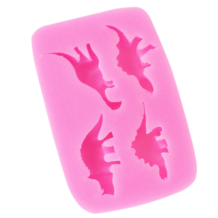 Dinosaur Silicone Mold Fondant Chocolate Cake Decoration Mold(Pink) - Food Molds by PMC Jewellery | Online Shopping South Africa | PMC Jewellery