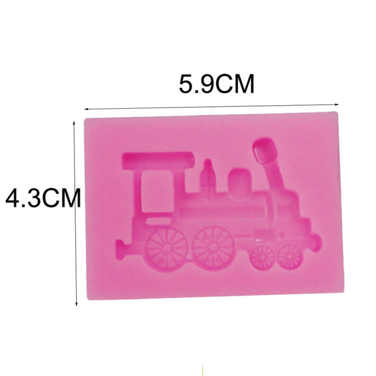 Classic Car Train Silicone Fondant Cake Mold Baking Decoration Tools(Gray) - Food Molds by PMC TechLife | Online Shopping South Africa | PMC TechLife | Buy Now Pay Later Mobicred