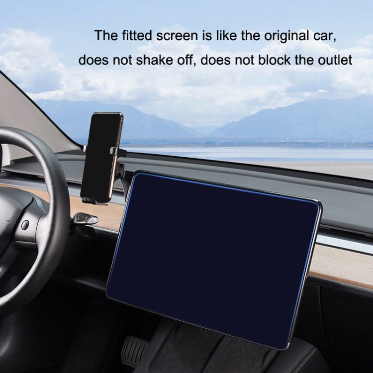 For Tesla 2019-2022 Model3/Y Car Central Control Screen Mobile Phone Holder(1set) - Car Holders by PMC TechLife | Online Shopping South Africa | PMC TechLife | Buy Now Pay Later Mobicred