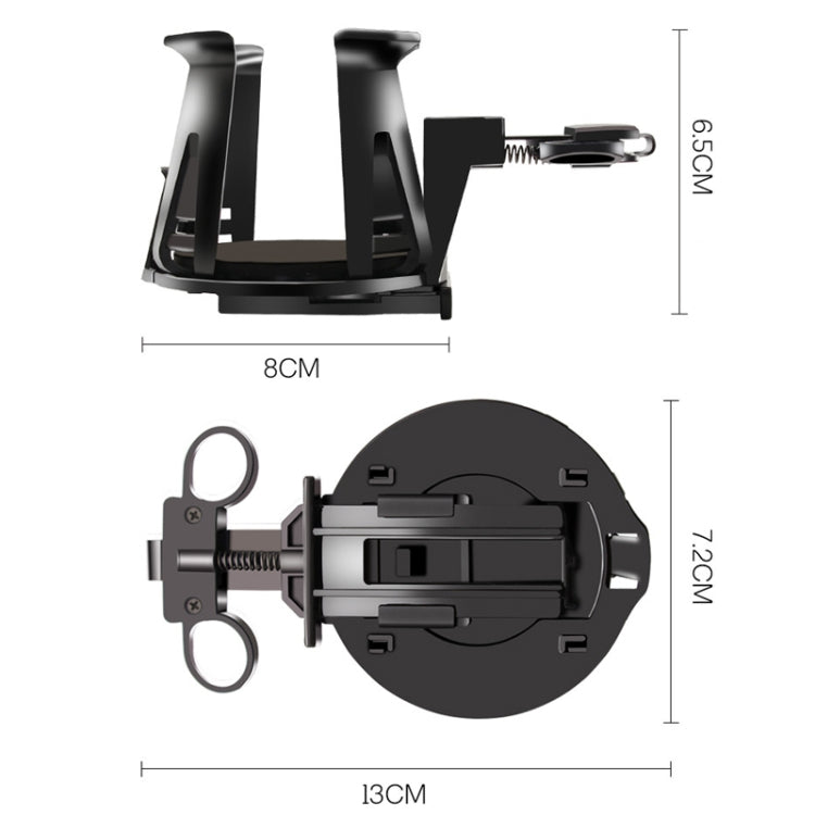 Car Air Vent Drink Holder Car Multifunctional Water Cup Racks(Black) - Car Drink Holders by PMC Jewellery | Online Shopping South Africa | PMC Jewellery | Buy Now Pay Later Mobicred