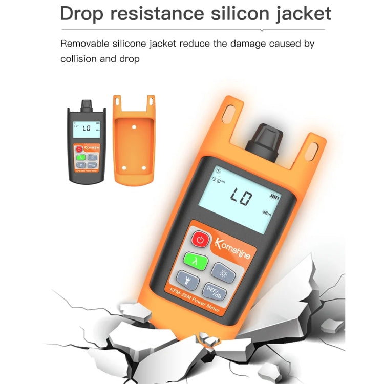Komshine Mini Handheld Optical Power Meter Fiber Loss Measurement, Specification: KPM-25M-A/-70DBM to +6DBM - free shipping - PMC Jewellery - Order now!
