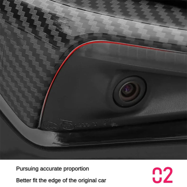 For Tesla Model 3/Y/X/S Camera Side Protective Cover Y-Type Lens Hood, Color: Matt Black - Anti Collision Sticker by PMC Jewellery | Online Shopping South Africa | PMC Jewellery | Buy Now Pay Later Mobicred