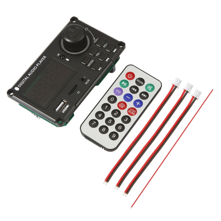 100W 12V TPA3116 Color Screen Power Amplifier Bluetooth Decoder Board With Recording Call(Small Remote Control) - Car MP3 & MP4 & MP5 by PMC TechLife | Online Shopping South Africa | PMC TechLife | Buy Now Pay Later Mobicred