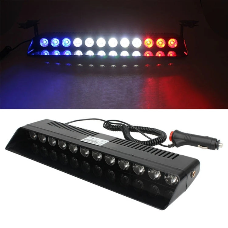 12 LED Car Front Suction Cup High Brightness Strobe Light(Red White Blue) - Warning Lights by PMC TechLife | Online Shopping South Africa | PMC TechLife | Buy Now Pay Later Mobicred