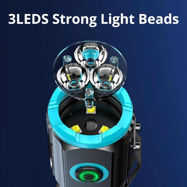 Mini Outdoor Dual Light Source Magnetic Hat Clip Multifunctional Portable Flashlight(without Battery) - Mini Flashlight by PMC TechLife | Online Shopping South Africa | PMC TechLife