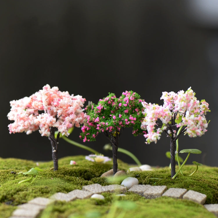 5pcs Micro Landscape Ornaments Simulated Christmas Trees Succulent Accessories Materials, Style: Romantic Flower - Ornaments by PMC Jewellery | Online Shopping South Africa | PMC Jewellery