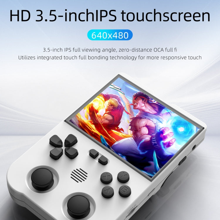 AMPOWN XU10 Handheld Game Console 3.5-Inch IPS Screen Linux System Portable Video Arcade 256G(White) - Pocket Console by AMPOWN | Online Shopping South Africa | PMC Jewellery | Buy Now Pay Later Mobicred