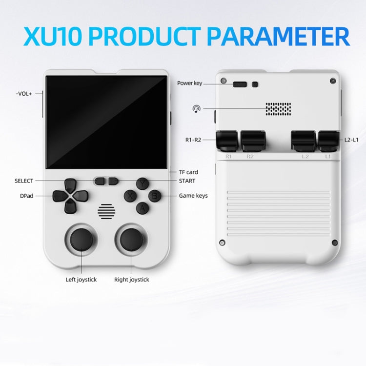 AMPOWN XU10 Handheld Game Console 3.5-Inch IPS Screen Linux System Portable Video Arcade 256G(Purple) - free shipping - PMC Jewellery - Order now!