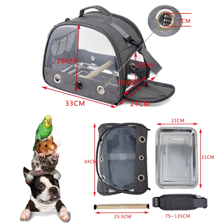 33x26x24cm Portable Foldable Birdcage Oxford Cloth Hamster Rabbit Squirrel Pet Outing Bag - Pet Bags by PMC TechLife | Online Shopping South Africa | PMC TechLife | Buy Now Pay Later Mobicred