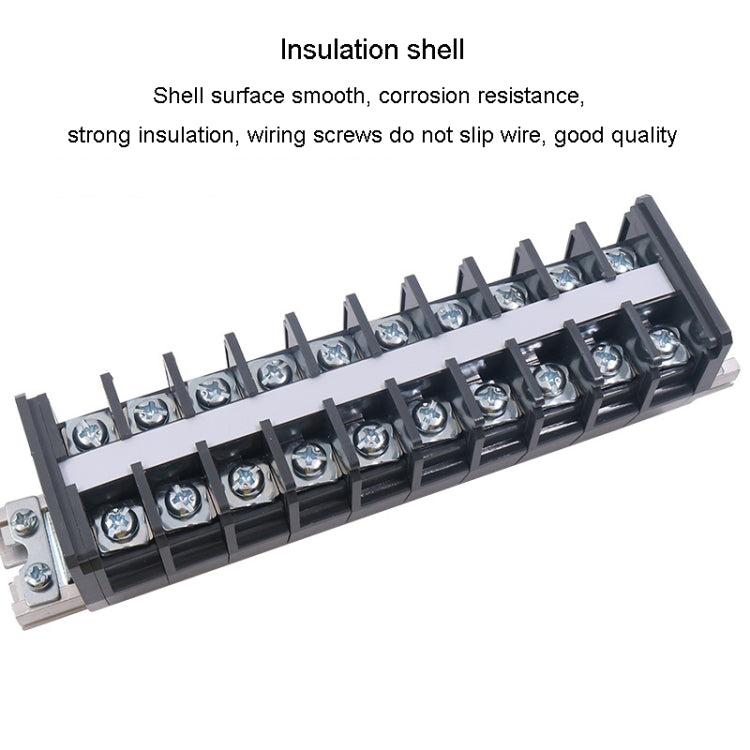 CHINT TD-1550 Terminal Block Rail Type Wiring Block Paralleling Wires Wire Connector - Booster Cable & Clip by CHNT | Online Shopping South Africa | PMC Jewellery | Buy Now Pay Later Mobicred