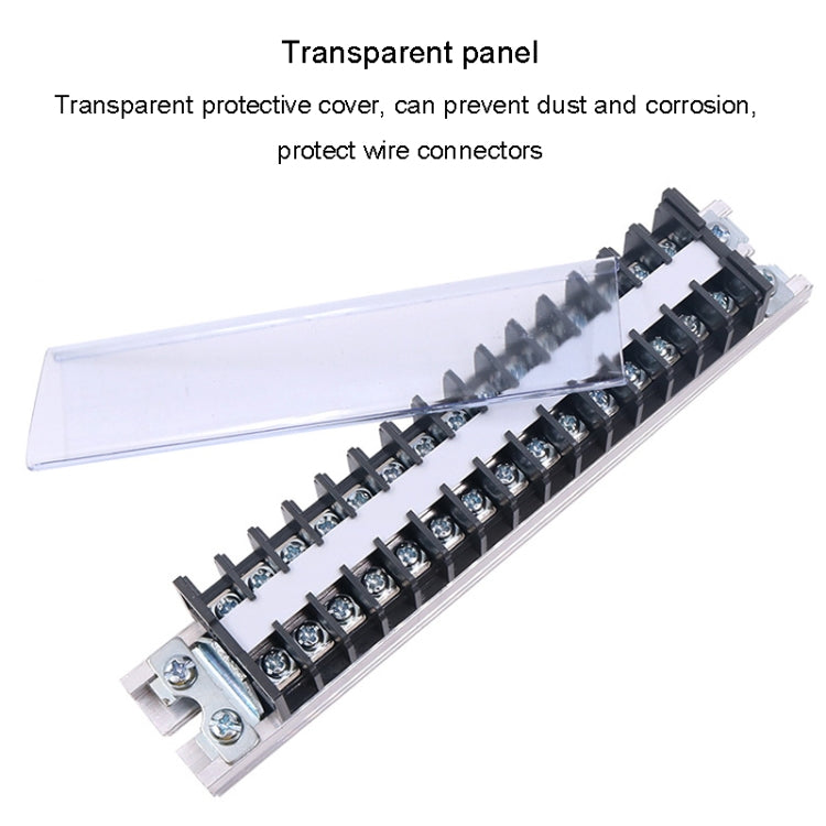 CHINT TD-1525 Terminal Block Rail Type Wiring Block Paralleling Wires Wire Connector - Booster Cable & Clip by CHNT | Online Shopping South Africa | PMC Jewellery | Buy Now Pay Later Mobicred
