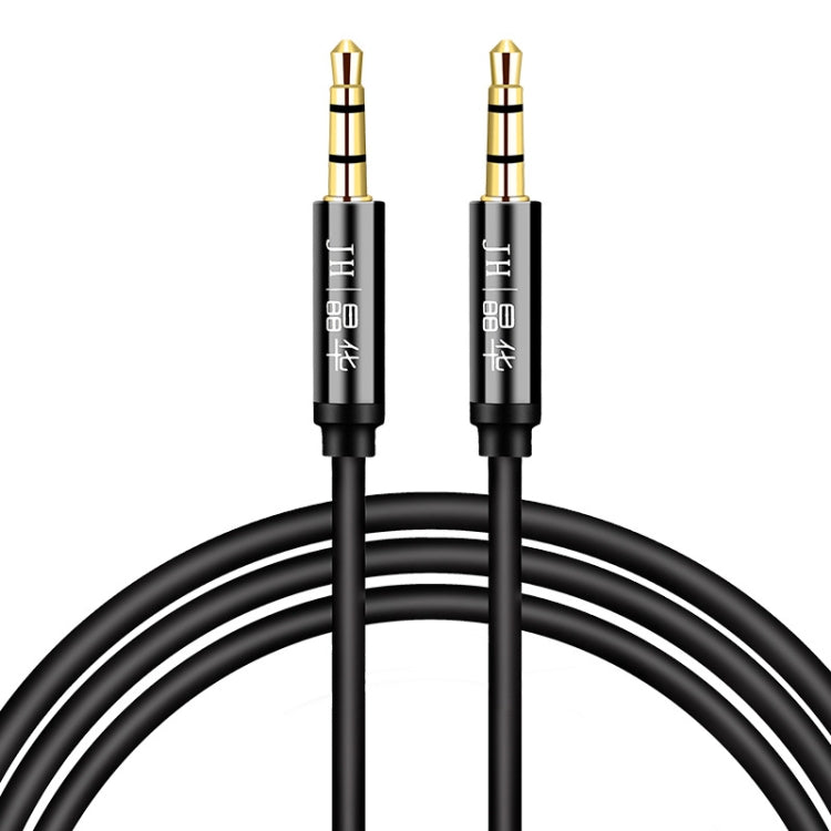 JINGHUA Audio Cable 3.5mm Male To Male AUX Audio Adapter Cable, Size: 1.2m(3 Knots Black) - Video & Audio Cable by JINGHUA | Online Shopping South Africa | PMC Jewellery | Buy Now Pay Later Mobicred