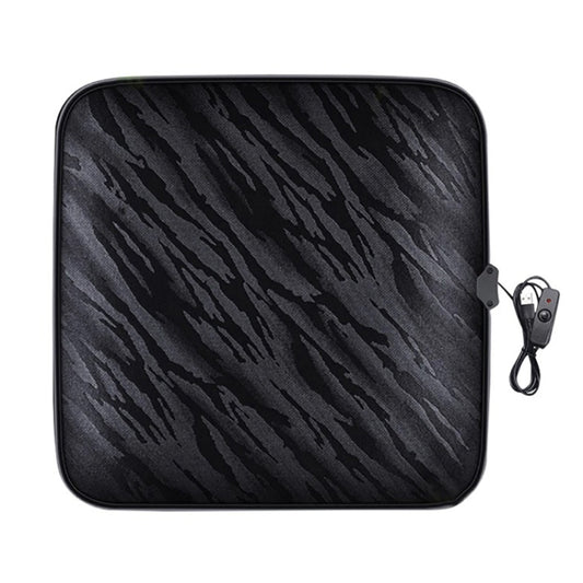 5V Car USB Interface Electric Heating Seat Cushion, Color: Black - Seat Accessories by PMC Jewellery | Online Shopping South Africa | PMC Jewellery | Buy Now Pay Later Mobicred