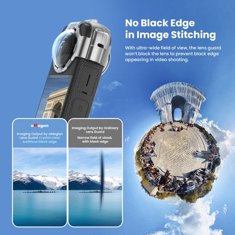 For Insta360 X3 AMagisn Protective Camera Accessories Silicone Case - Case & Bags by aMagisn | Online Shopping South Africa | PMC TechLife | Buy Now Pay Later Mobicred