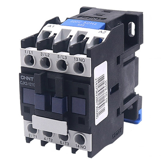 CHNT CJX2-1210 12A 220V Silver Alloy Contacts Multi-Purpose Single-Phase AC Contactor - Relays by CHNT | Online Shopping South Africa | PMC Jewellery | Buy Now Pay Later Mobicred