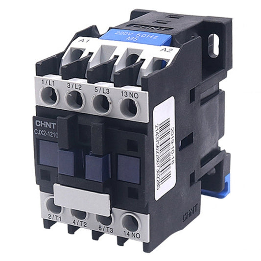 CHNT CJX2-1201 12A 220V Silver Alloy Contacts Multi-Purpose Single-Phase AC Contactor - Relays by CHNT | Online Shopping South Africa | PMC Jewellery | Buy Now Pay Later Mobicred