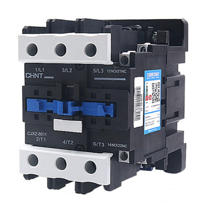 CHNT CJX2-8011 80A 220V Silver Alloy Contacts Multi-Purpose Single-Phase AC Contactor - Relays by CHNT | Online Shopping South Africa | PMC Jewellery | Buy Now Pay Later Mobicred