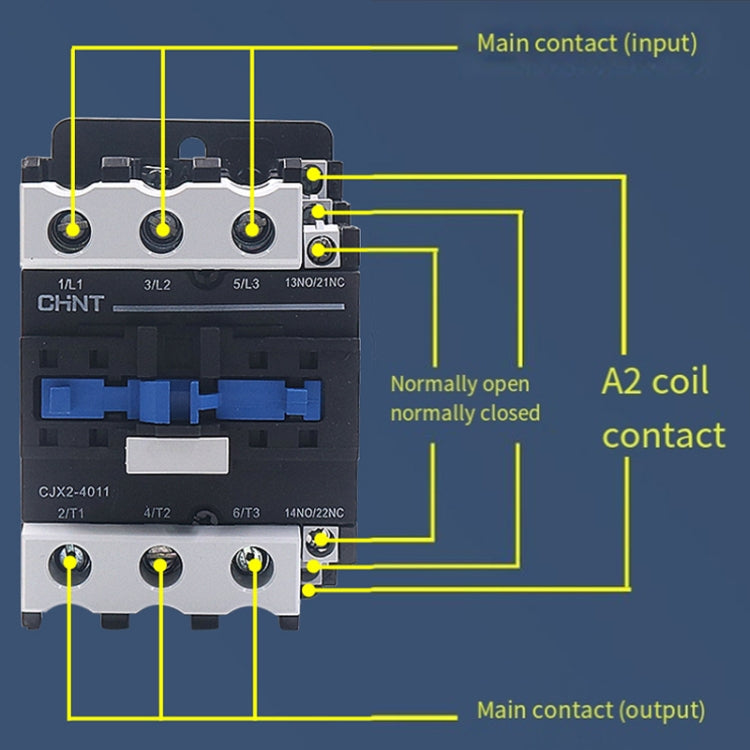 CHNT CJX2-9511 95A 220V Silver Alloy Contacts Multi-Purpose Single-Phase AC Contactor - free shipping - PMC TechLife - Order now!