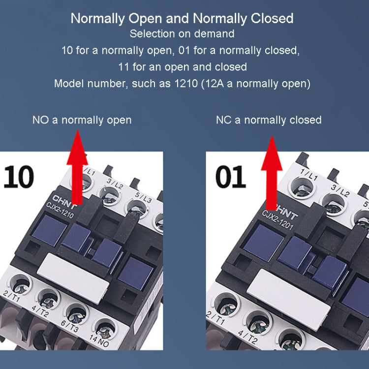 CHNT CJX2-8011 80A 220V Silver Alloy Contacts Multi-Purpose Single-Phase AC Contactor - Relays by CHNT | Online Shopping South Africa | PMC Jewellery | Buy Now Pay Later Mobicred