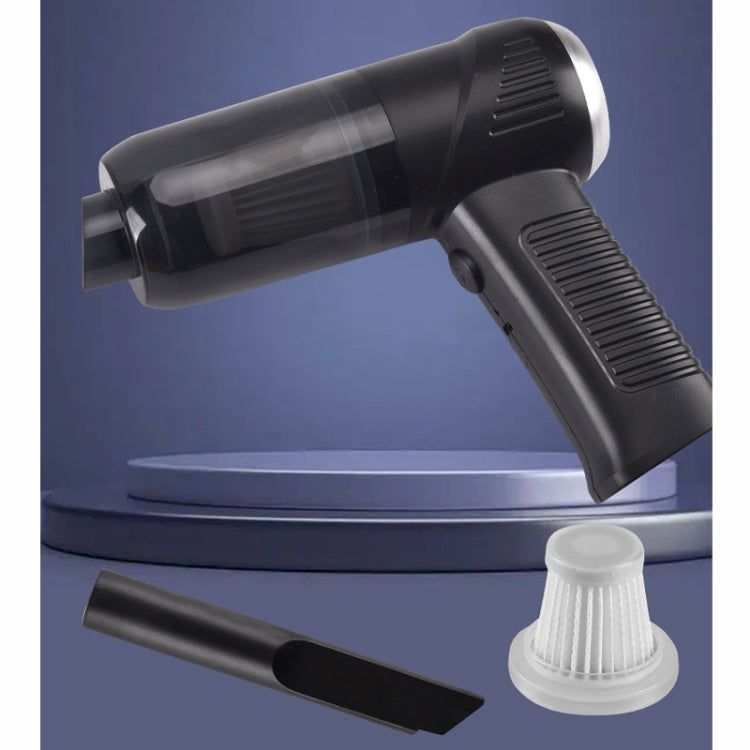 Car Household Mini Wireless USB Charging Fully Automatic Vacuum Cleaner(Black) - Vacuum Cleaner by PMC TechLife | Online Shopping South Africa | PMC TechLife | Buy Now Pay Later Mobicred