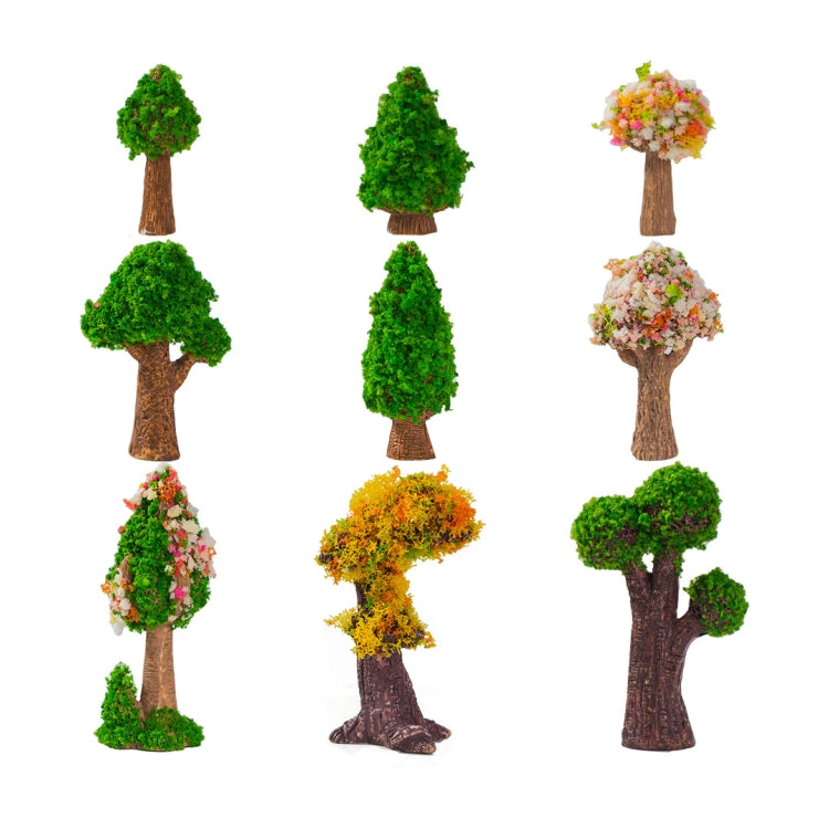 5pcs Micro-Landscape Simulated Green Trees Flowers DIY Gardening Ecological Ornaments, Style: No. 4 Thin Tree - Ornaments by PMC Jewellery | Online Shopping South Africa | PMC Jewellery