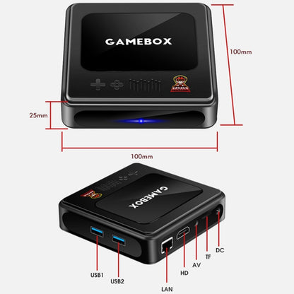 G10 GAMEBOX TV Box Dual System Wireless Android 3D Home 4K HD Game Console Support PS1 / PSP, Style: 64G 30,000+ Games (White) - Pocket Console by PMC Jewellery | Online Shopping South Africa | PMC Jewellery | Buy Now Pay Later Mobicred