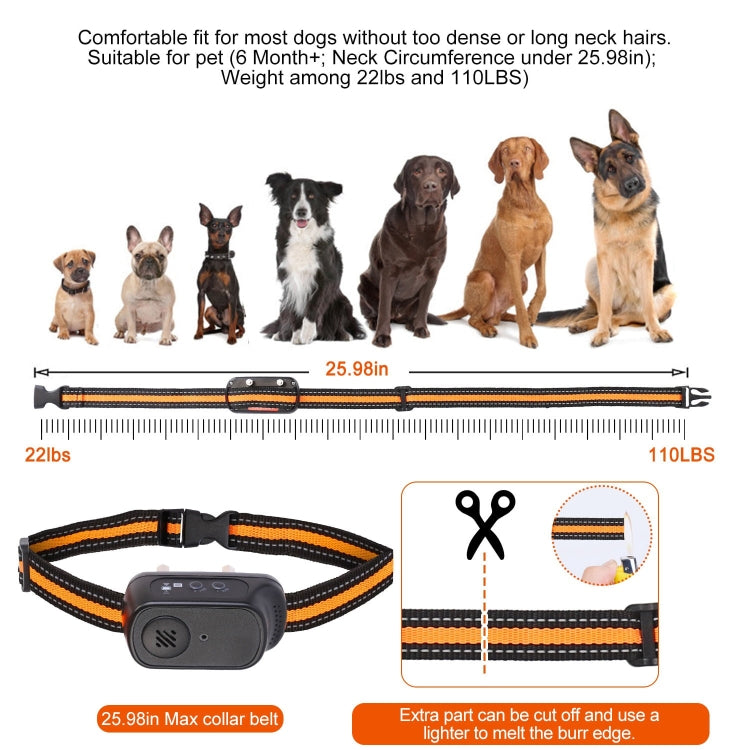 Barking Device Charging Waterproof Collar Remotely Control Dog Trainer - Training Aids by PMC Jewellery | Online Shopping South Africa | PMC Jewellery | Buy Now Pay Later Mobicred